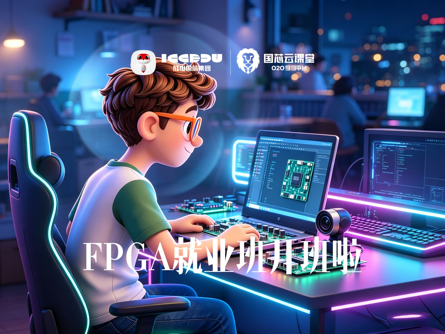 成电国芯FPGA就业班成都基地盛大开班!5月启航,8月底即可斩获高薪offer